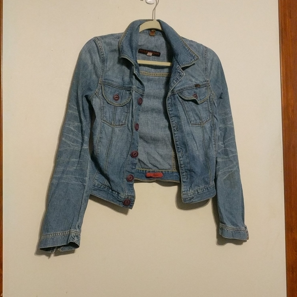 AG Adriano Goldschmied The Alamo Denim Jacket Lighter Wash - size XS